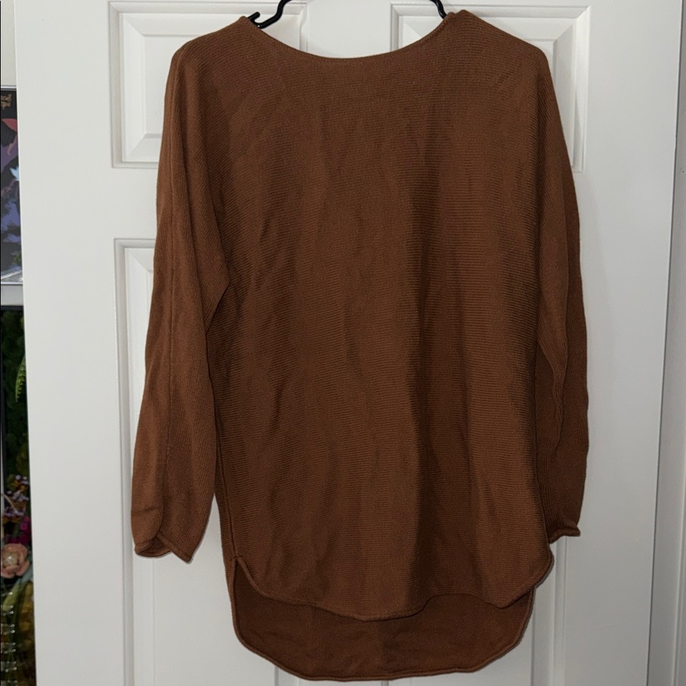 MICHAEL Michael Kors Brown Sweatshirt with Gold Zipper